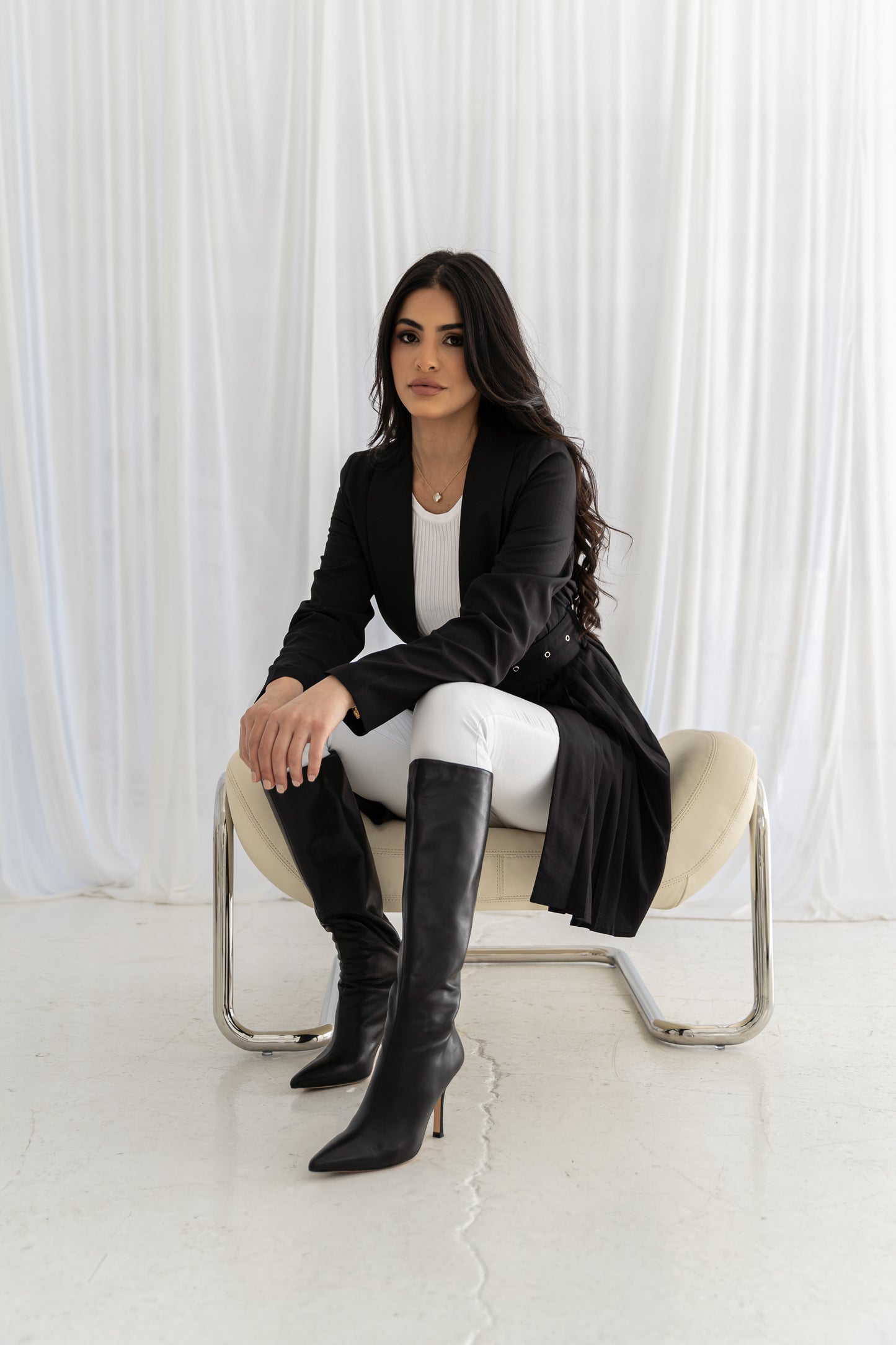 Belted Buckle Blazer