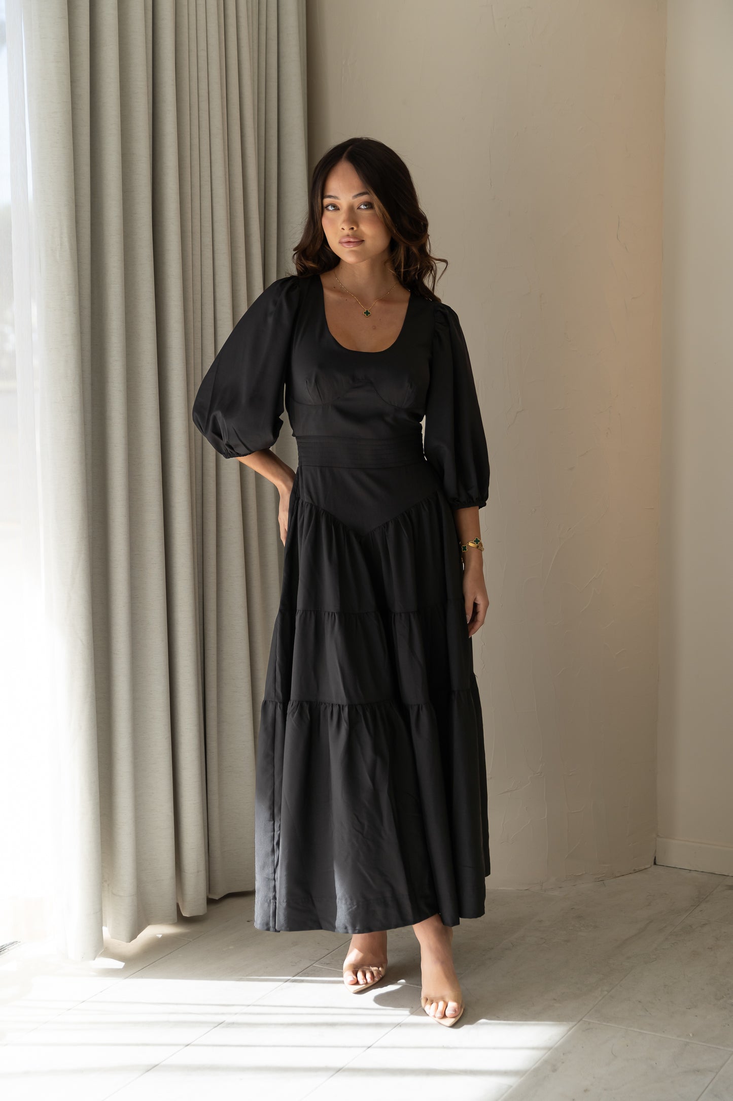 Elanora Tie Up- Black