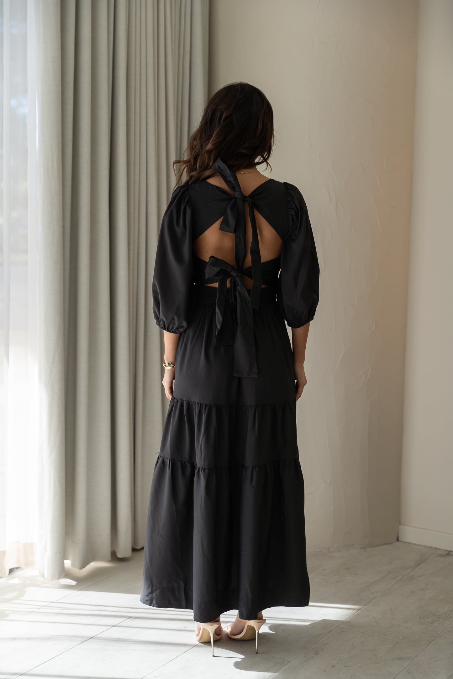 Elanora Tie Up- Black