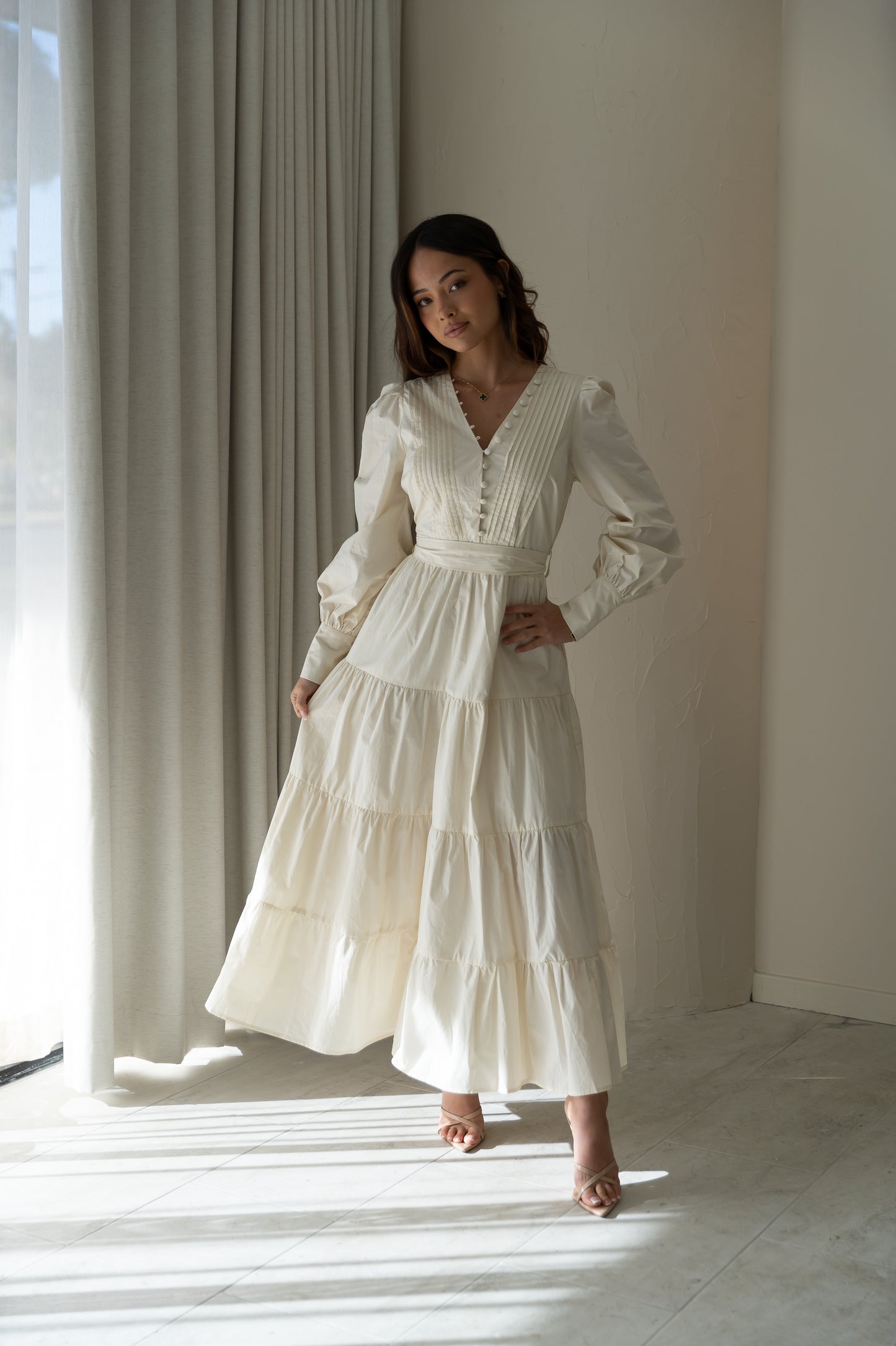 Grace Maxi Dress- Cream