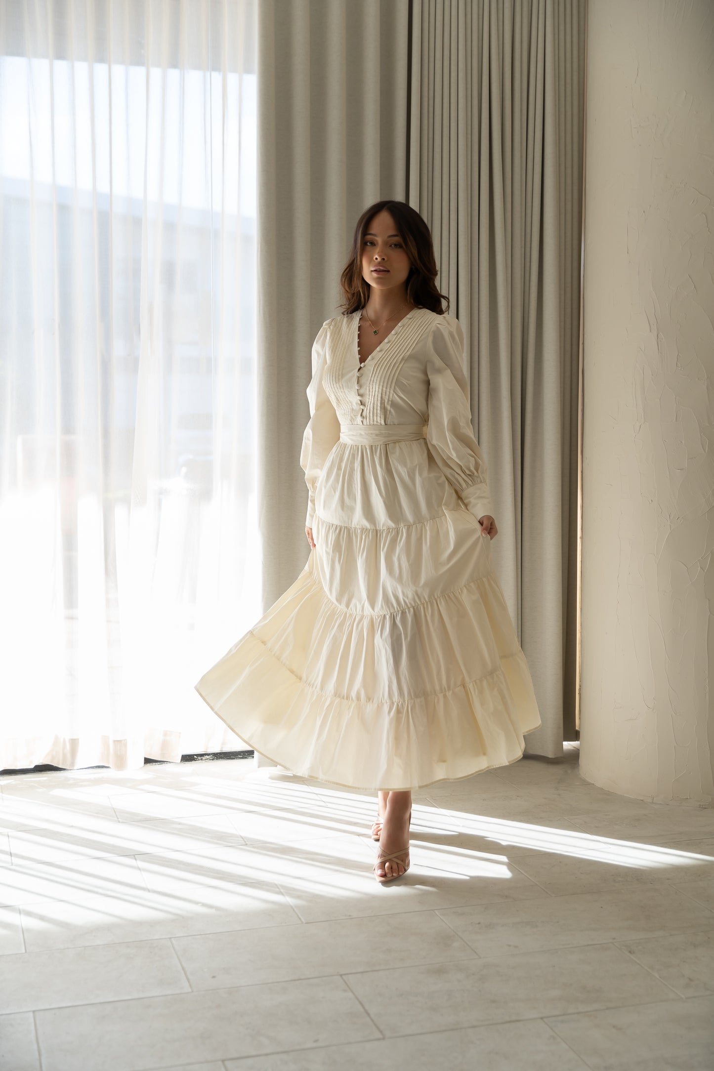 Grace Maxi Dress- Cream