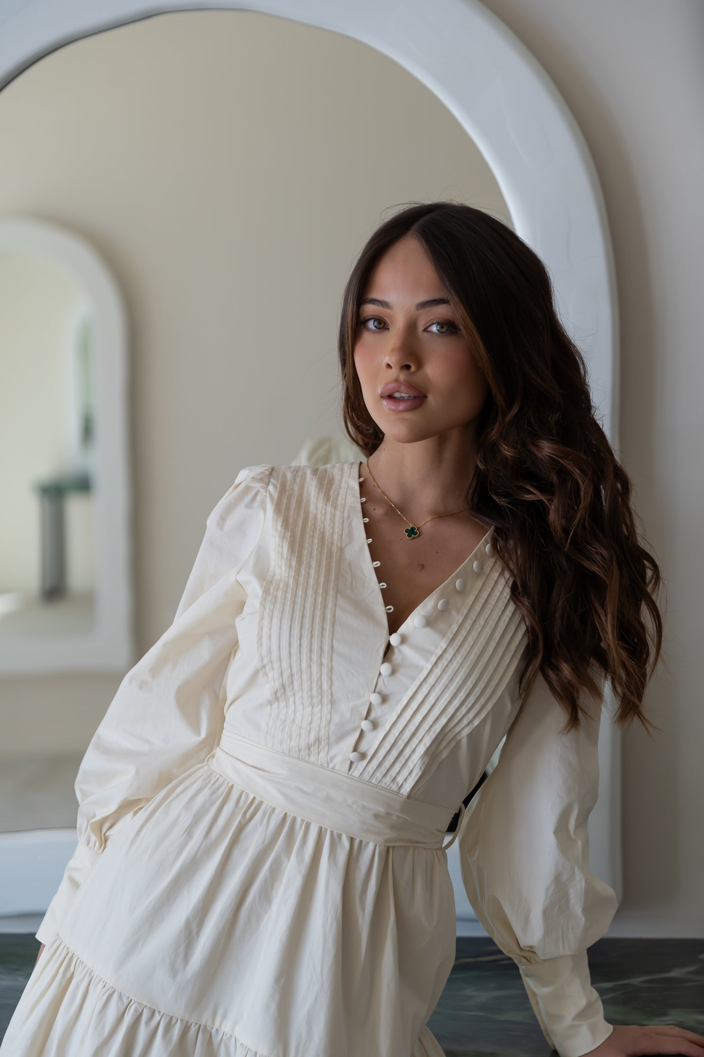 Grace Maxi Dress- Cream