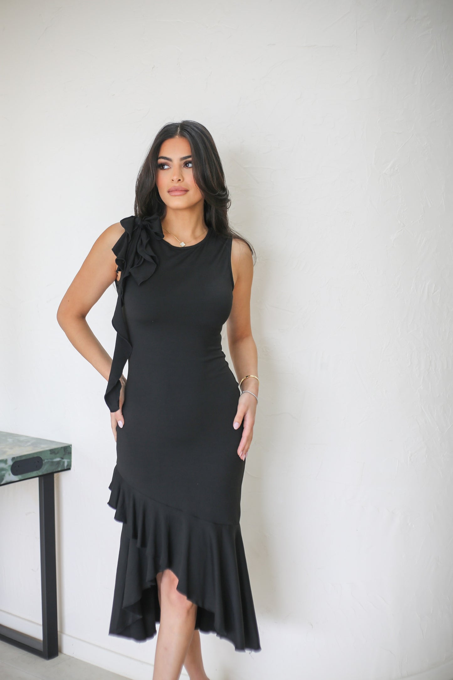 Victoria Body Dress - Black