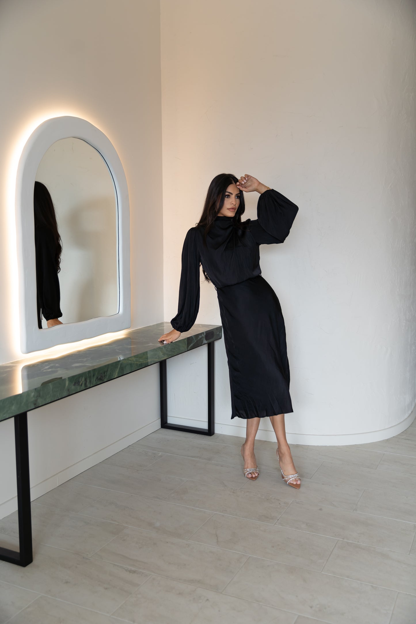 Lalita High Neck Dress