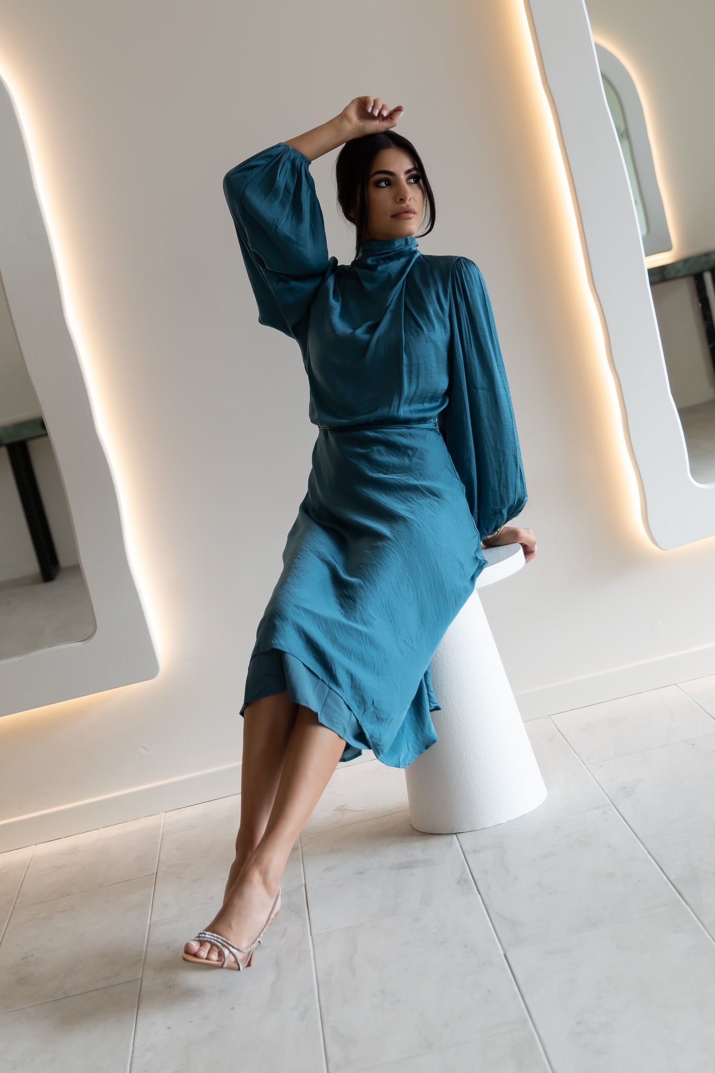 Lalita High Neck Teal