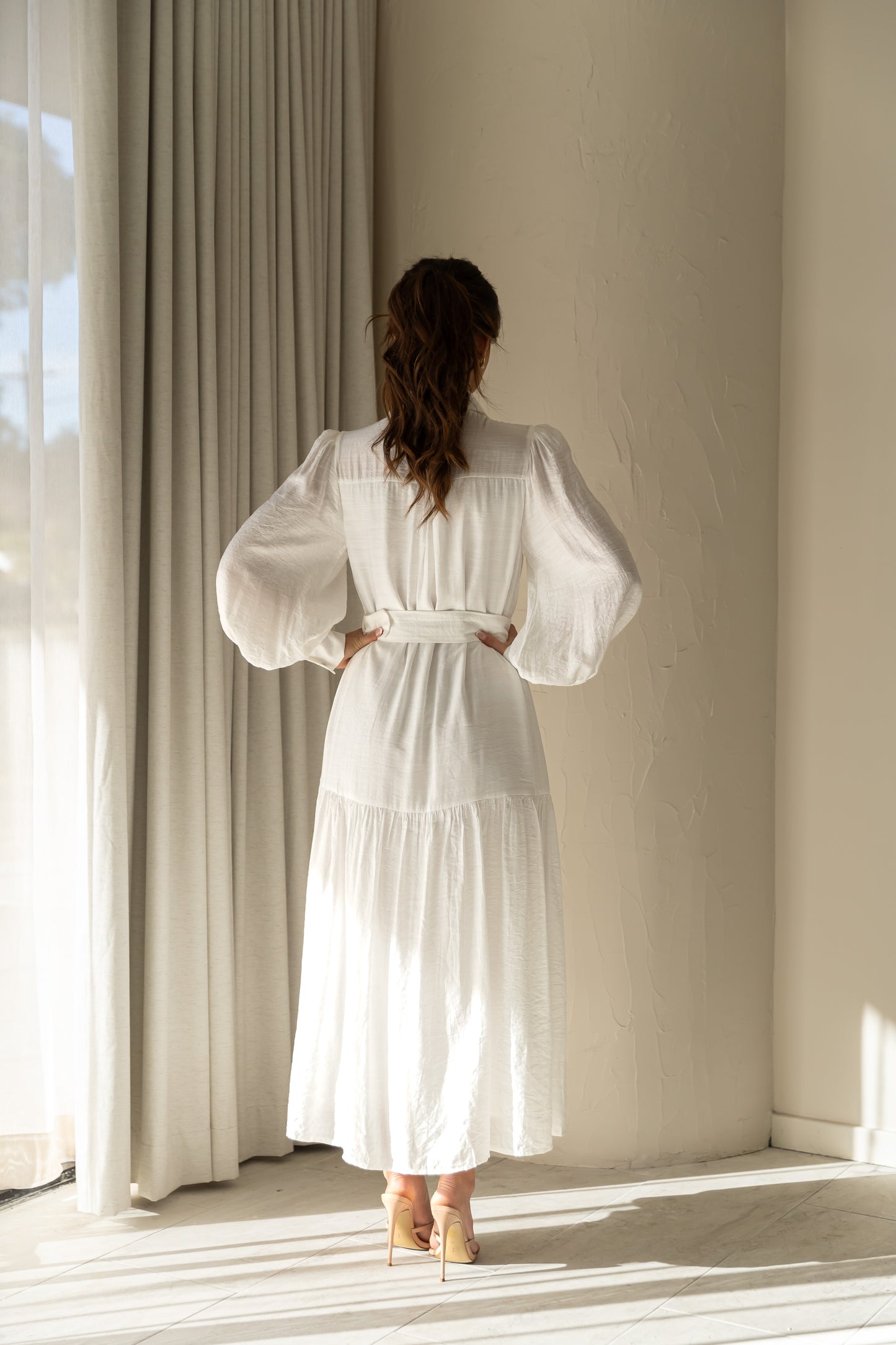 Scarlett Maxi Dress- White