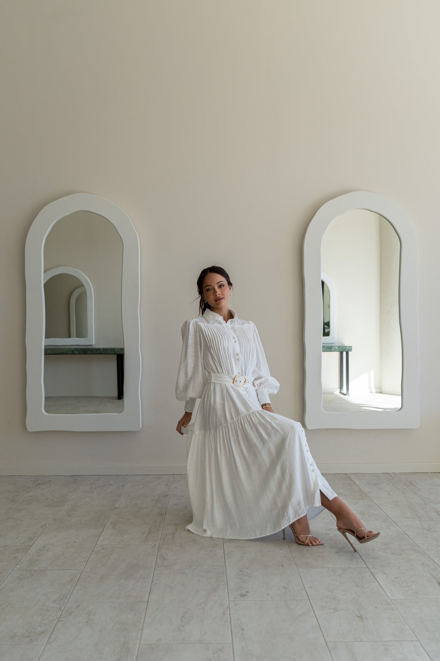 Scarlett Maxi Dress- White