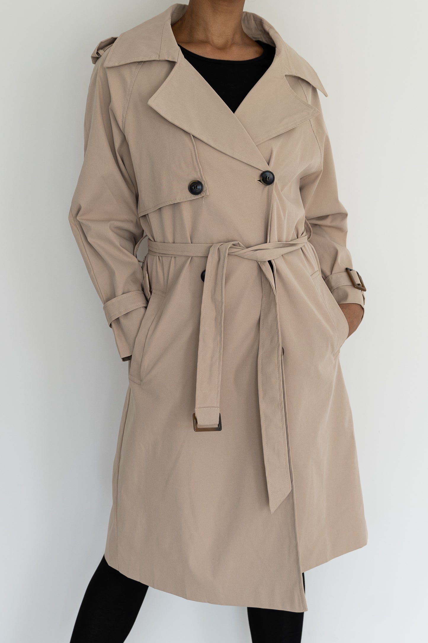 The Staple Trench- Beige